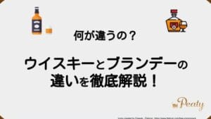 ウイスキーとブランデーの違いを徹底解説!味や製法の特徴とは?
